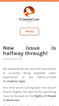 Mobile Screenshot of commonlawreview.cz